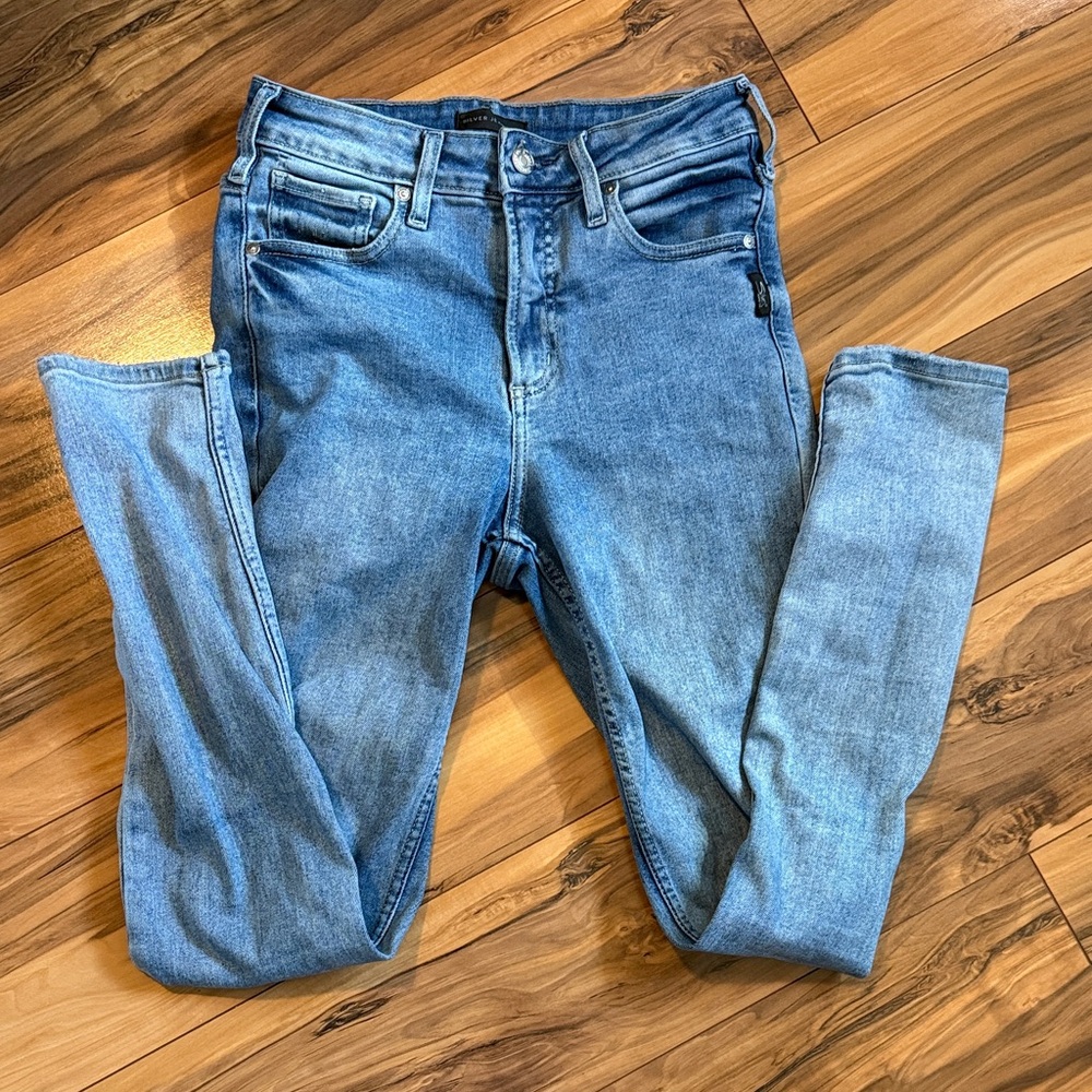 Silver Jeans Women's Light Blue Skinny Jeans